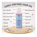 Vigini Natural Early Zero Anti Grey Greying Prevention Hair Oil